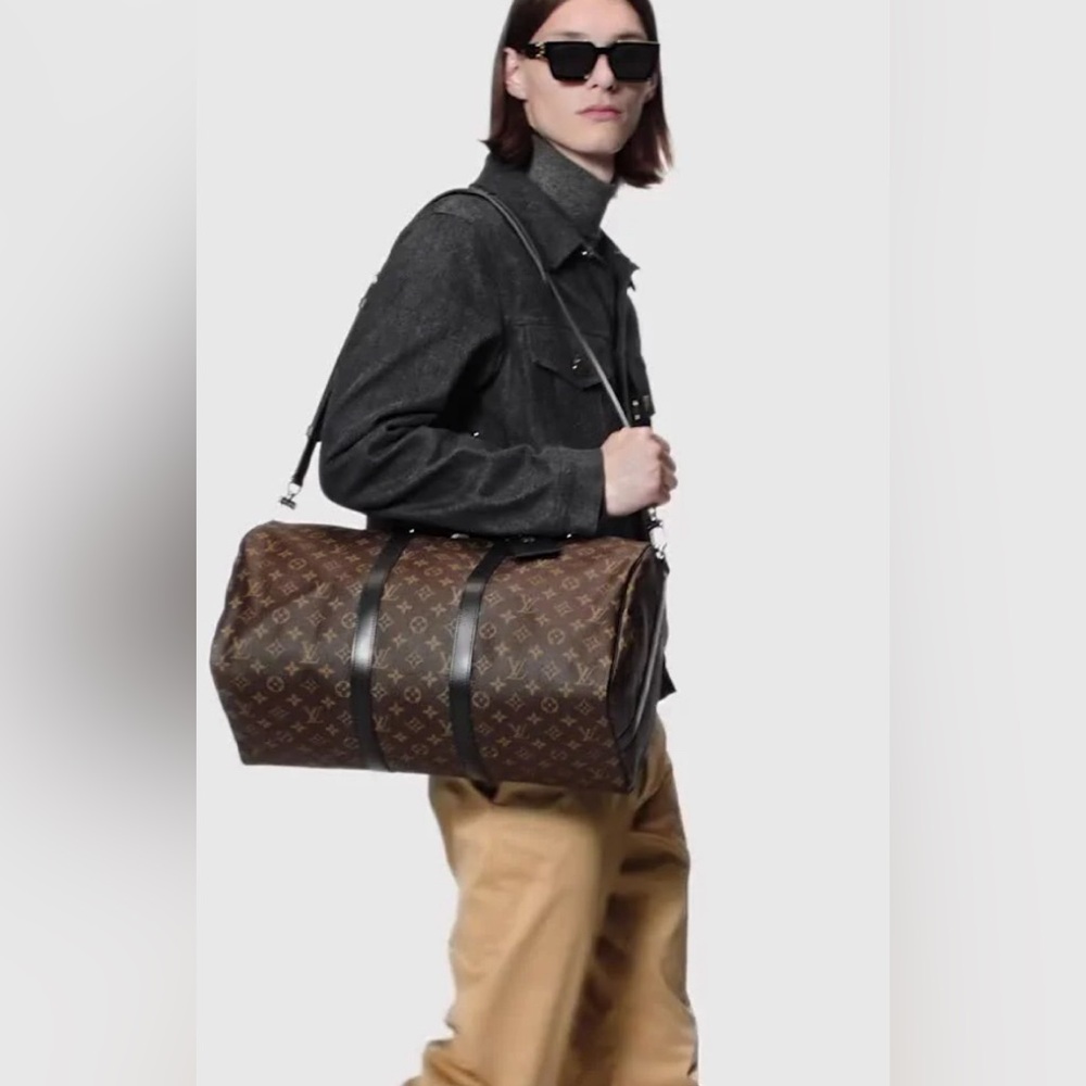 ❌SOLD❌ Louis Vuitton MONOGRAM MACASSAR 
Travel Bag Kepall 45